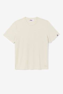 White Men's Fila Commuter Tee T Shirts | Fila694KA