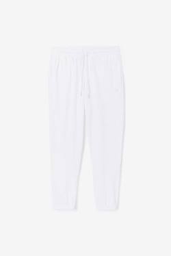 White Men's Fila Deverall Velour Pants | Fila608MU