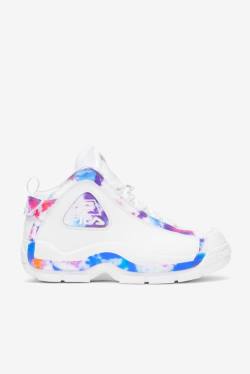 White Men's Fila Grant Hill 2 Tie Dye Sneakers | Fila396TL