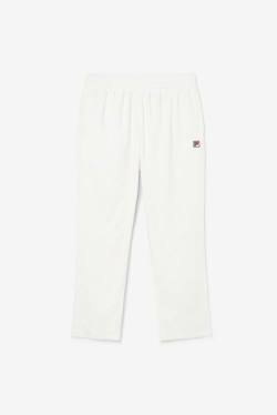 White Men's Fila O-fit Velour Pants | Fila627JM