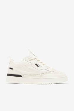 White Men's Fila T-1 Mid Saga Sneakers | Fila914TX