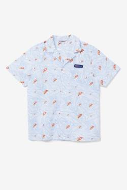 White Men's Fila Topo Caban Shirts | Fila621EY