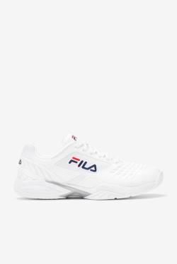 White / Navy Men's Fila Axilus 2 Energized Tennis Shoes | Fila584NM