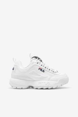 White / Navy / Red Men's Fila Disruptor 2 Sneakers | Fila703SH