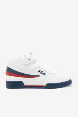 White / Navy / Red Men's Fila F-13 Sneakers | Fila056RC