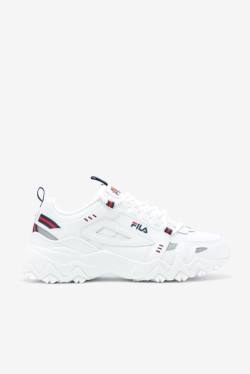 White / Navy / Red Men's Fila Oakmont TR Sneakers | Fila912TD