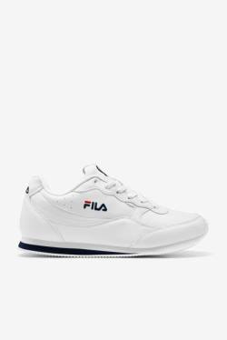 White / Navy / Red Men's Fila Panzia Sneakers | Fila895JB