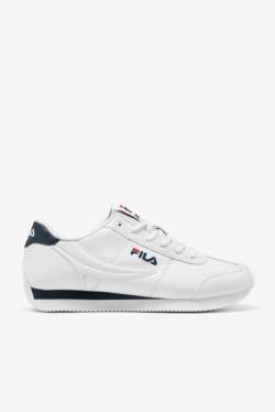 White / Navy / Red Men's Fila Province Sneakers | Fila869GO