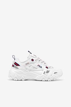 White / Navy / Red Women's Fila Oakmont TR Sneakers | Fila816ER