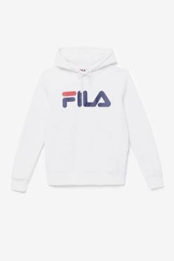 White / Navy Women's Fila Lucy Hoodie | Fila439HU