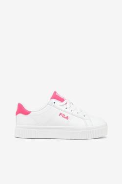 White / Pink Women's Fila Panache 19 Sneakers | Fila795JU