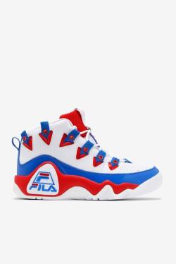 White / Red / Blue Men's Fila Grant Hill 1 Sneakers | Fila106FE