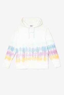 White Women's Fila Aerolynn Tie Dye Hoodie | Fila086DQ