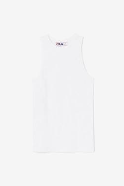 White Women's Fila Alexia Tank Sports Tops | Fila208GR