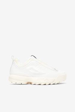 White Women's Fila Disruptor 2 Disruptor Zero Sneakers | Fila573OE