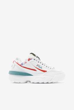 White Women's Fila Disruptor 2 Exp Sneakers | Fila872HU