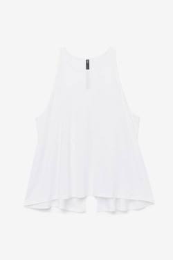 White Women's Fila Fi-lux Open Back Tank Sports Tops | Fila678LE