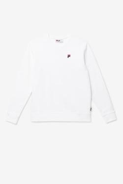 White Women's Fila Kieve Sweatshirts | Fila704SW