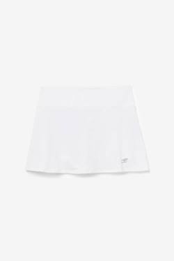 White Women's Fila Pickleball Flounce Skort Skirts | Fila461OA