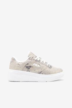 White Women's Fila Wx-100 Snake Sneakers | Fila803XC