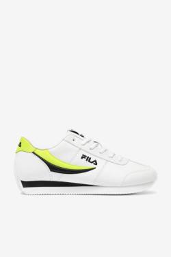 White / Yellow / Black Men's Fila Province Sneakers | Fila853UA