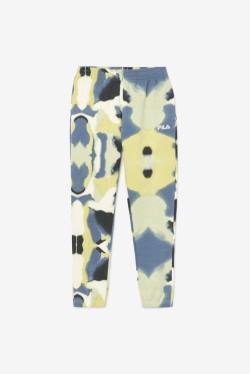 Yellow / Navy / Black Men's Fila Jabre Jogger Pants | Fila165AS