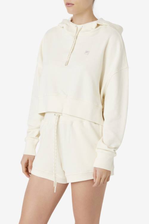 Beige Women's Fila Evangeline Hoodie | Fila408BY