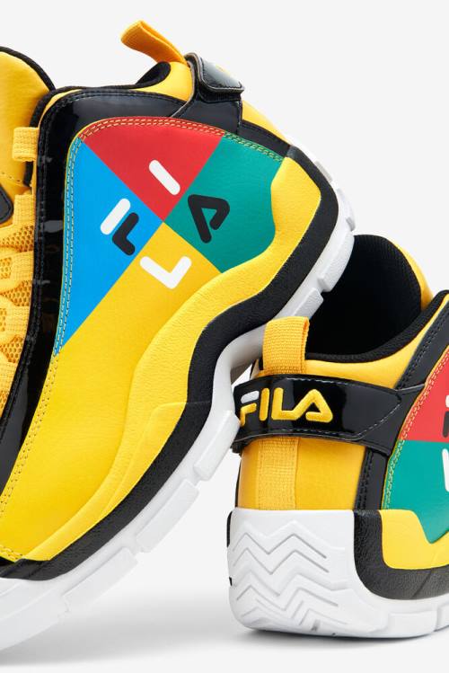 Black / Blue Light Turquoise Men's Fila Grant Hill 2 Festival Sneakers | Fila809PC