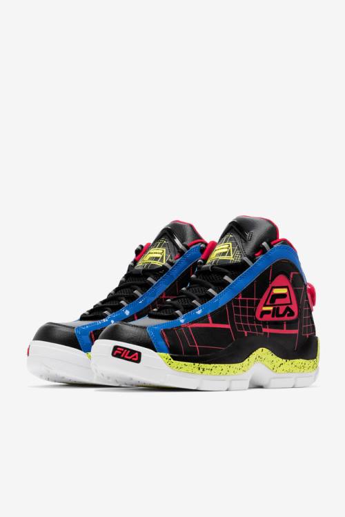 Black / Blue / Red Men's Fila Grant Hill 2 Sneakers | Fila950SQ