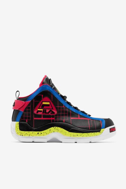 Black / Blue / Red Men\'s Fila Grant Hill 2 Sneakers | Fila950SQ