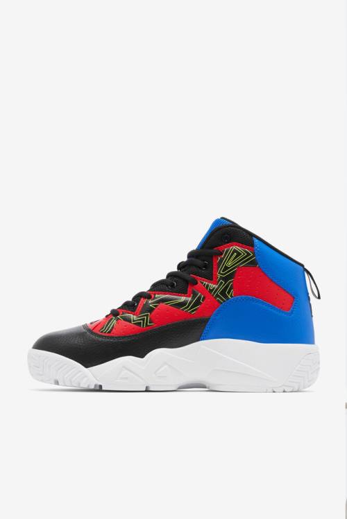 Black / Blue / Red Men's Fila Mb Sneakers | Fila574SK