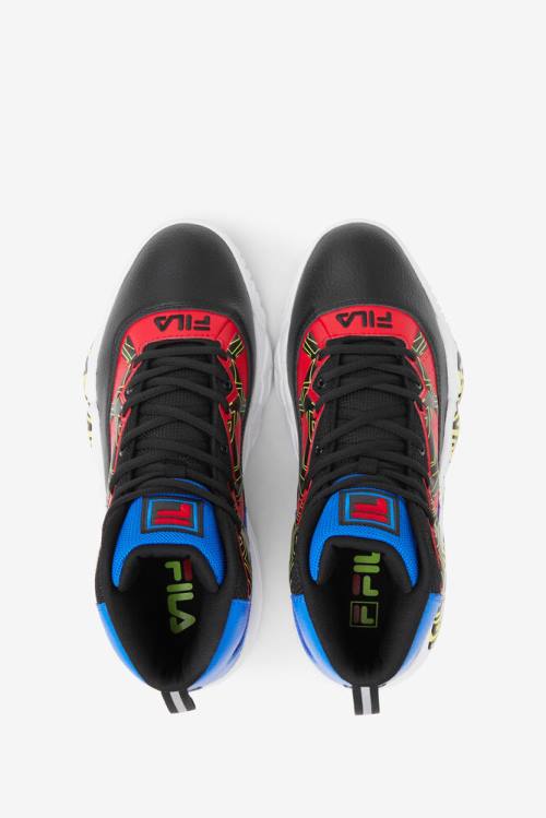 Black / Blue / Red Men's Fila Mb Sneakers | Fila574SK