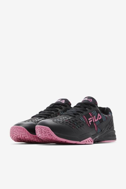 Black / Blue / Rose Men's Fila Axilus 2.5 Energized Tennis Shoes | Fila972MQ