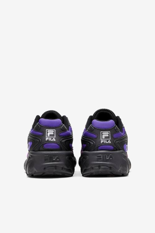 Black / Deep Blue / Purple Men's Fila Creator Sneakers | Fila657SJ