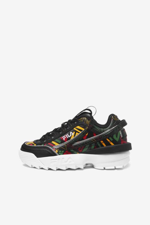 Black / Lemon Women's Fila Disruptor 2 Exp Sneakers | Fila389SK