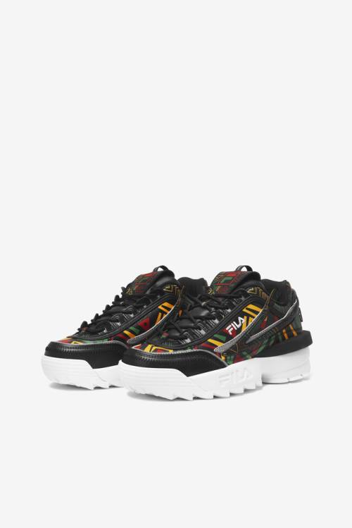 Black / Lemon Women's Fila Disruptor 2 Exp Sneakers | Fila389SK