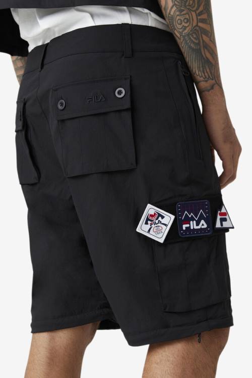 Black Men's Fila 3-in-1 Pants | Fila459MZ