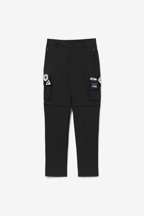 Black Men\'s Fila 3-in-1 Pants | Fila459MZ