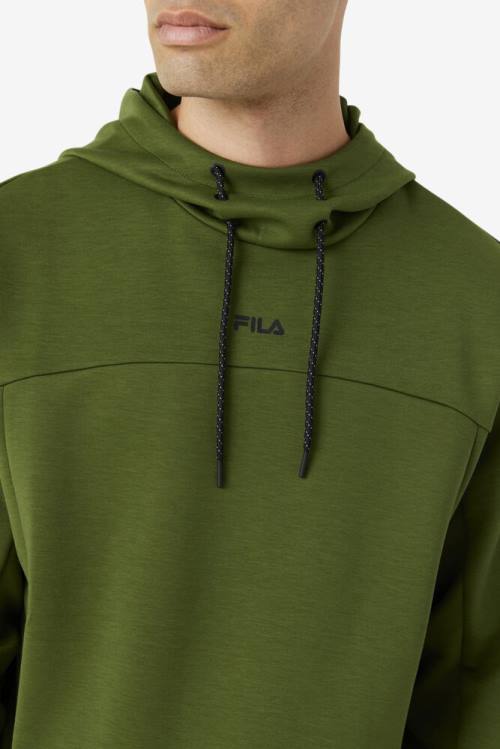 Black Men's Fila Aadheen Hoodie | Fila037ME