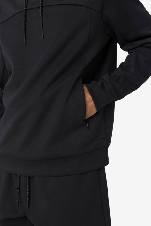 Black Men's Fila Aadheen Hoodie | Fila217ZJ