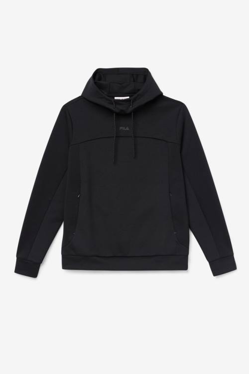 Black Men\'s Fila Aadheen Hoodie | Fila217ZJ