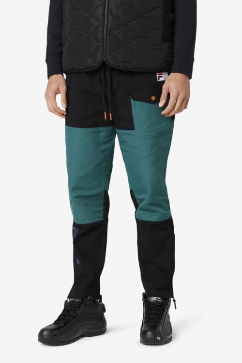 Black Men's Fila Amazon Cargo Pants | Fila568EM