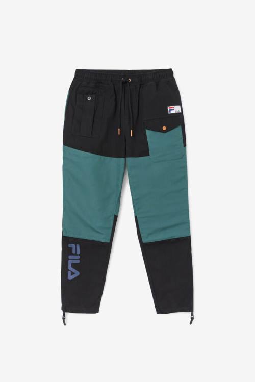 Black Men\'s Fila Amazon Cargo Pants | Fila568EM