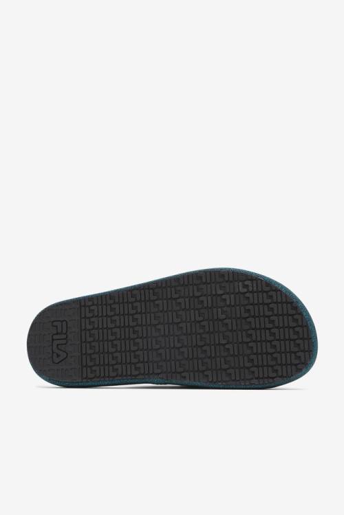 Black Men's Fila Atlas Slides | Fila730DI