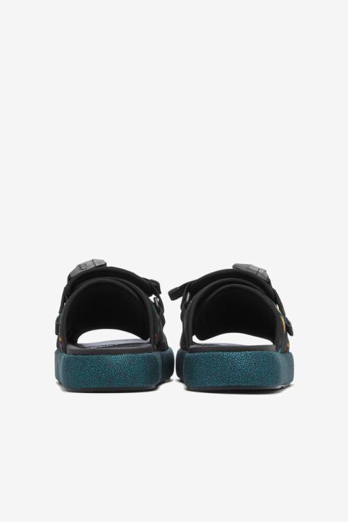 Black Men's Fila Atlas Slides | Fila730DI