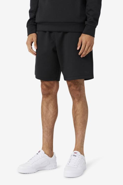 Black Men's Fila Balban Shorts | Fila369AO