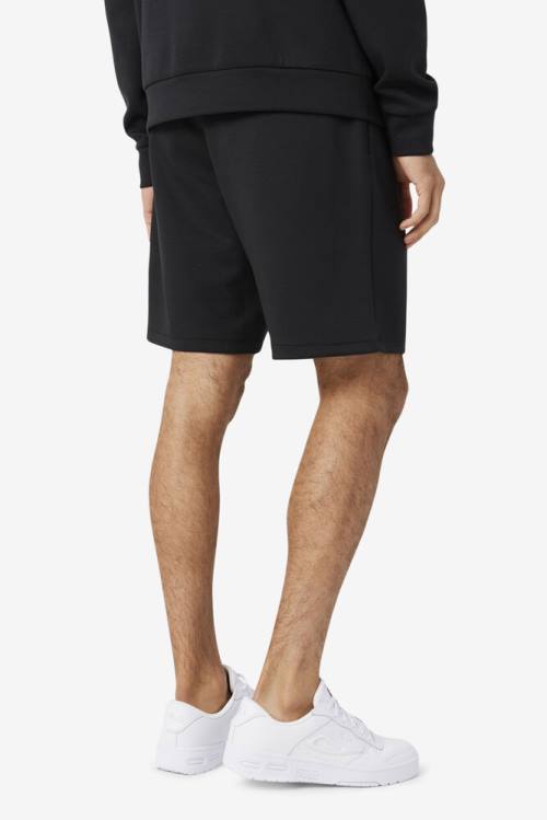 Black Men's Fila Balban Shorts | Fila369AO