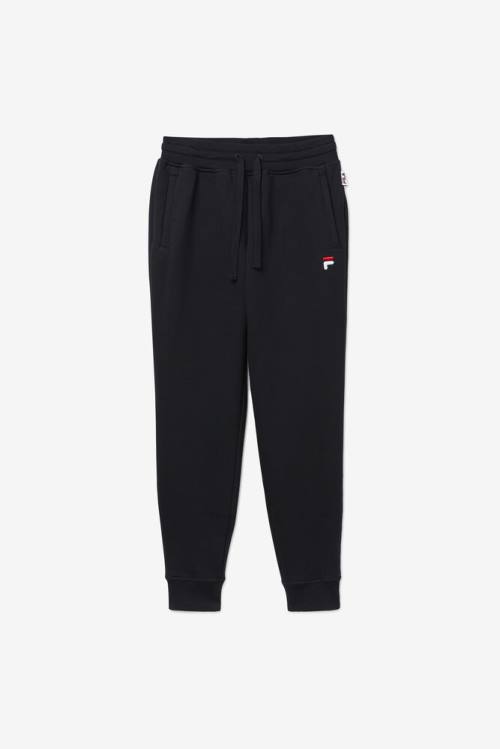 Black Men\'s Fila Chardon Jogger Pants | Fila385UK