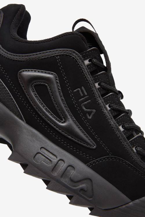 Black Men's Fila Disruptor 2 Sneakers | Fila769AW