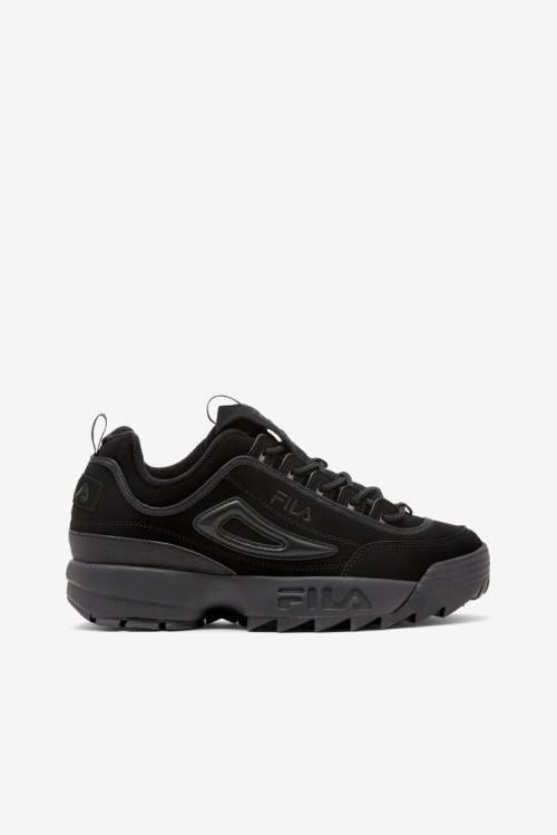 Black Men\'s Fila Disruptor 2 Sneakers | Fila769AW